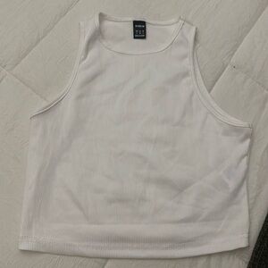 Shein white crop top